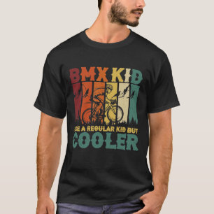 Camiseta Vintage BMX Kid Como Uma Criança Normal Mas Mais F