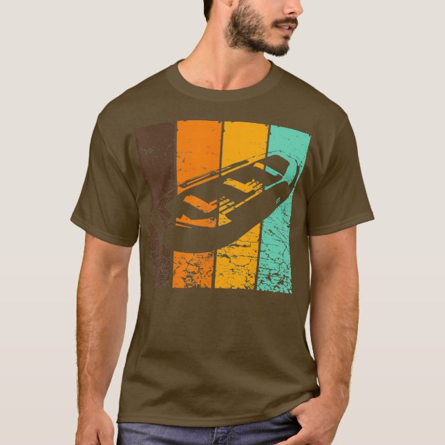 Camiseta Vintage Boat Whitewater Rafael Raft (Frente)
