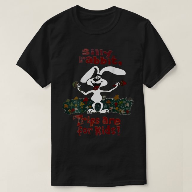 Camiseta Vintage Bobo Rabbit Trips são para crianças (Frente do Design)