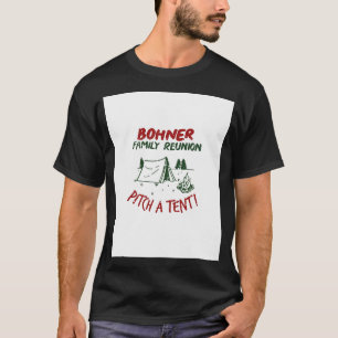 Camiseta Vintage Bohner Family Reunion Breve A Tent