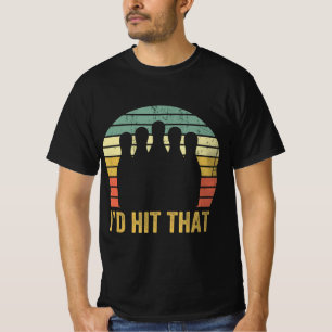 Camiseta Vintage Boliche Equipe Diversão Retro Bowler Espor