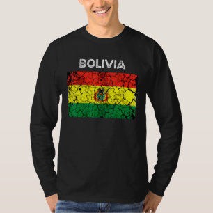 Camiseta Vintage Bolívia Bandeira Mulheres Bolivianas
