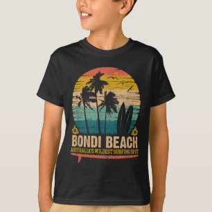 Camiseta Vintage Bondi Beach, Australias Wildest Surfing Sp