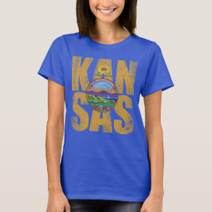 Camiseta Vintage bonito viagem afligido da bandeira de