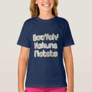Camiseta Vintage BooYah Hakuna Matata Designer Tee