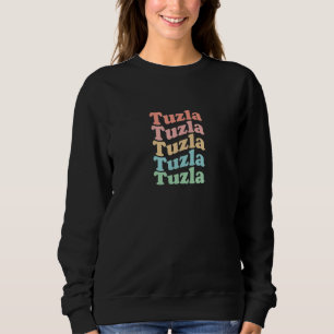 Camiseta Vintage Bósnia Herzegovina Hippie Cidade anos 70 -