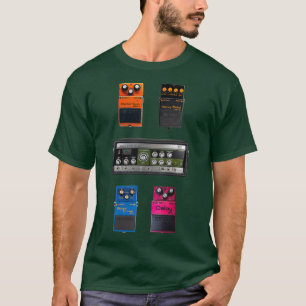 Camiseta Vintage Boss Guitar Pedals Set