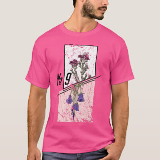 Camiseta Vintage Botanical No. 9 - Floral Estético