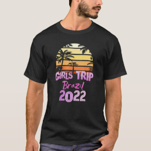 Camiseta Vintage Brasil All Girls Trip 2022 Spring Break