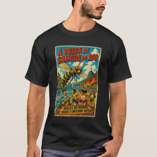 Camiseta Vintage Brazil Wasp Retro Monster Art