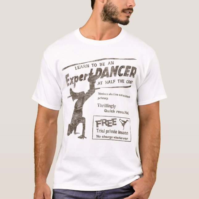 Camiseta Vintage Break Dancer (Frente)
