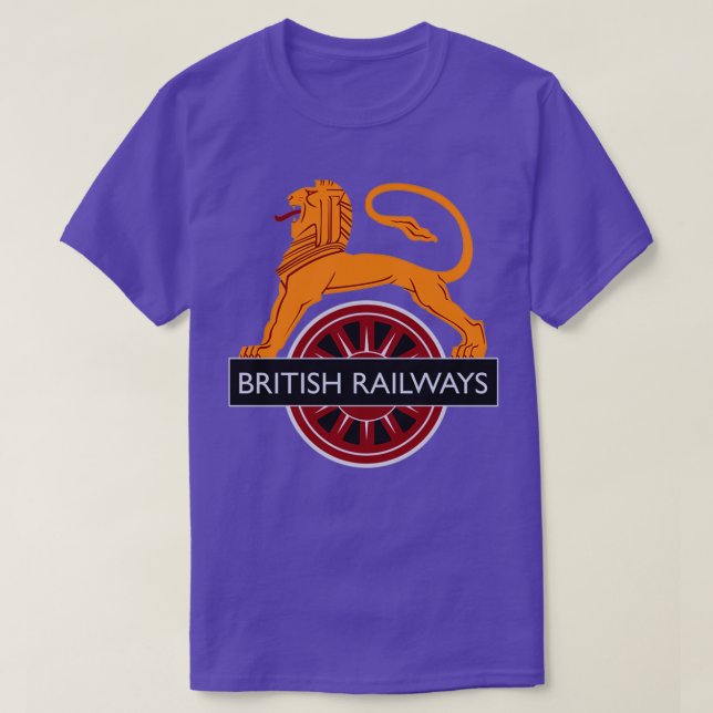 Camiseta Vintage British Railways Design (Frente do Design)