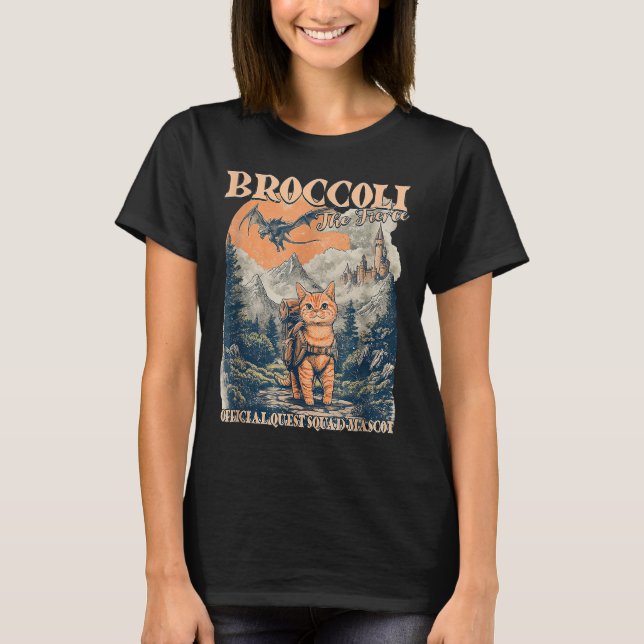 Camiseta Vintage Broccoli A Quest Squad Quarto Win (Frente)