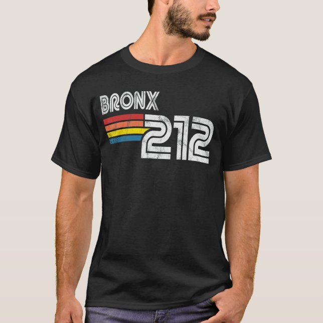 Camiseta Vintage Bronx Proud Nova Iorque State (Frente)
