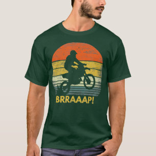 Camiseta Vintage BRRAAAP Funny Dirt Bike MX