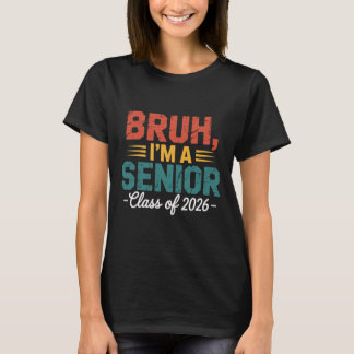 Camiseta Vintage Bruh Eu Sou Um Senior Cl De 2026 Escola Di