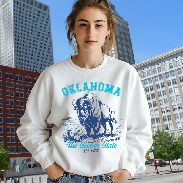 Camiseta Vintage Buffalo Oklahoma Souvenir Design (Criador carregado)