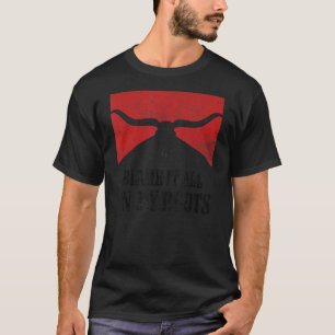 Camiseta Vintage Bull Skull Western Country Culpa Tudo
