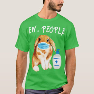 Camiseta Vintage Bunny Mask Ew Pessoas