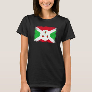Camiseta Vintage Burundi Bandeira do Burundi Dia da Indepen