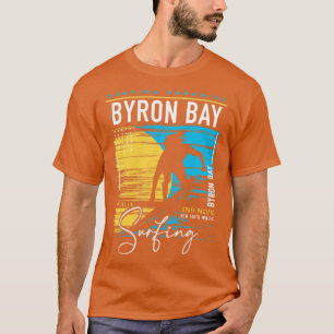Camiseta Vintage Byron Bay Surfing Graphic Retro Surfing Su