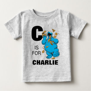 Camiseta Vintage - C é para Cookie Monster Adicione seu