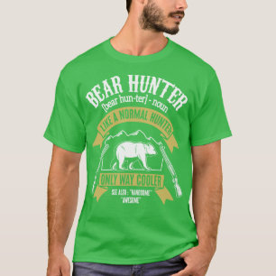 Camiseta Vintage caçando ursinho engraçado
