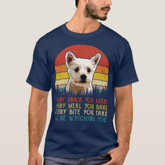 Camiseta Vintage cada lanche que você faz todas as refeiçõe