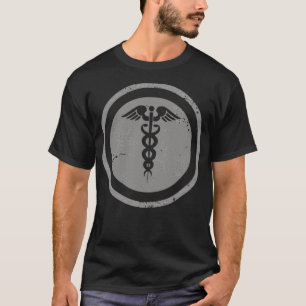 Camiseta Vintage Caduceus Artwork