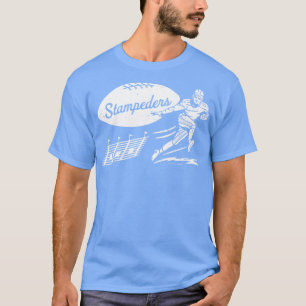 Camiseta Vintage Calgary Stampeders White Stampeders Wordm