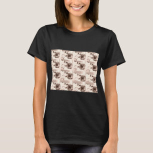 Camiseta Vintage Calico Cat/Black and White Photoics