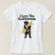 Camiseta Vintage California Bear Hug (Frente do Design)