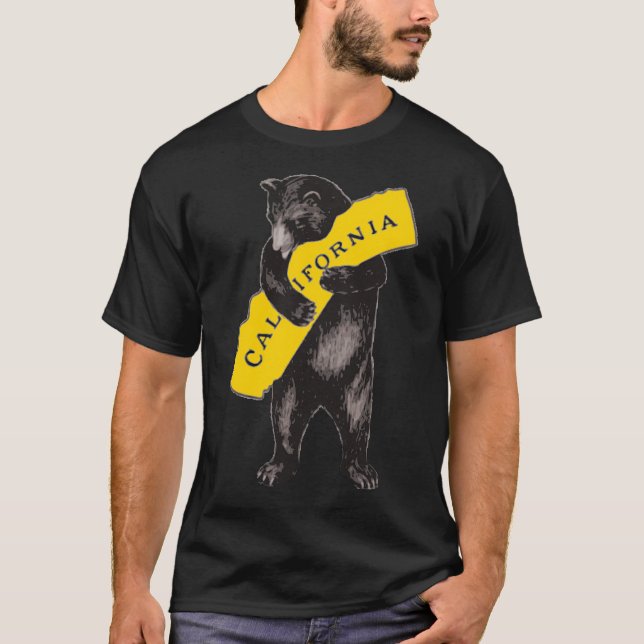 Camiseta Vintage California Bear Hug (Frente)