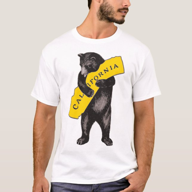 Camiseta Vintage California Bear Hug (Frente)