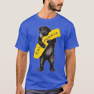 Camiseta Vintage California Bear Hug Illustration
