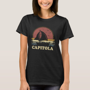 Camiseta Vintage California Capitola Sailboat Boati