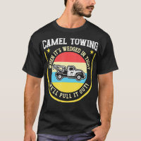 Vintage Camel Trazendo Um Caminhão Humor Tow