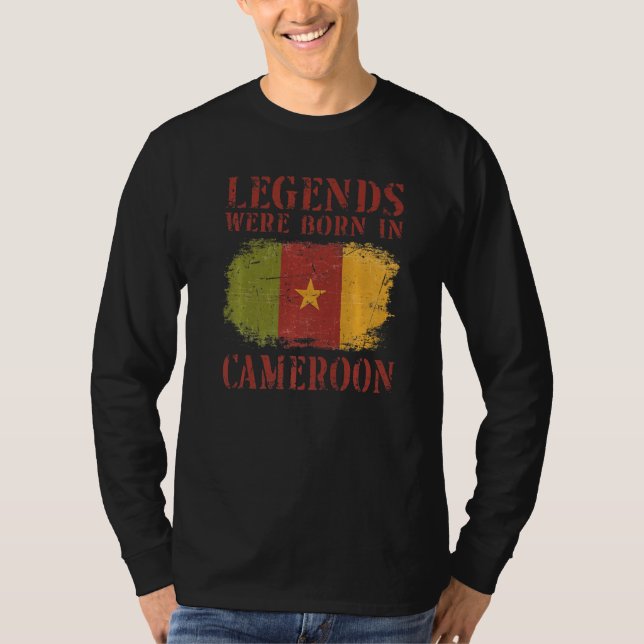 Camiseta Vintage Cameroonian Flag Cameroon (Frente)
