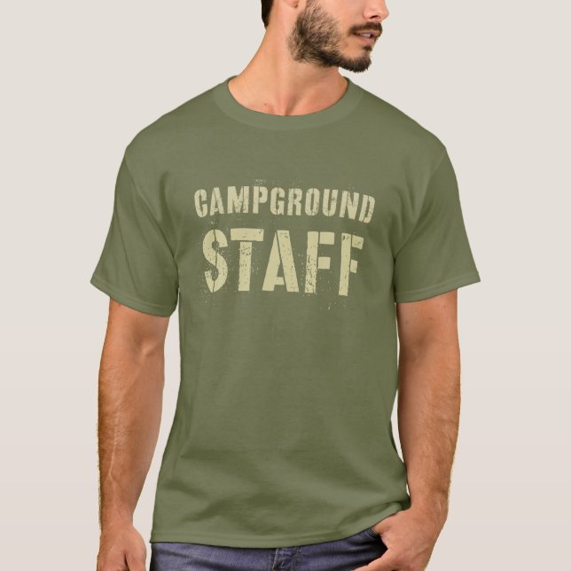Camiseta Vintage CAMPGROUND FUNCIONARIOS Conselheiro de Ver (Frente)