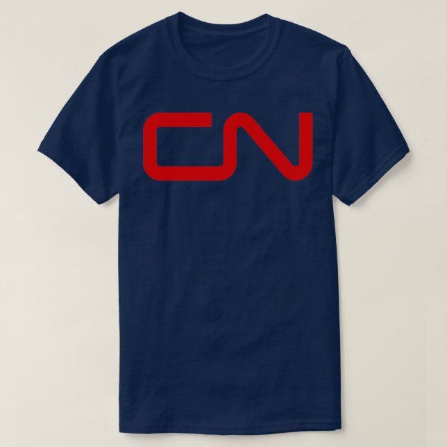 Camiseta Vintage Canadian National Railways 4 (Frente do Design)