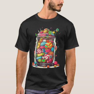 Camiseta Vintage Candy Swetionery Confection Gummy Chocolat