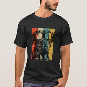 Camiseta Vintage Cane Corso Cachorro Mãe Pais Homens Mulher