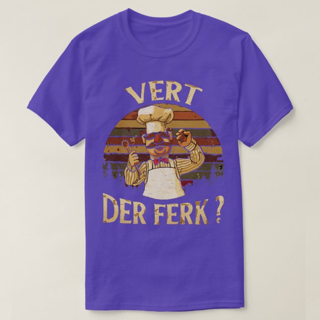 Camiseta VINTAGE Capa de telefone de chef sueco (Frente do Design)
