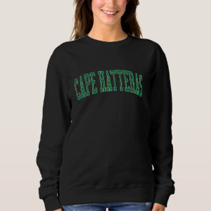 Camiseta Vintage Cape Hatteras aflita o ferro verde da vars