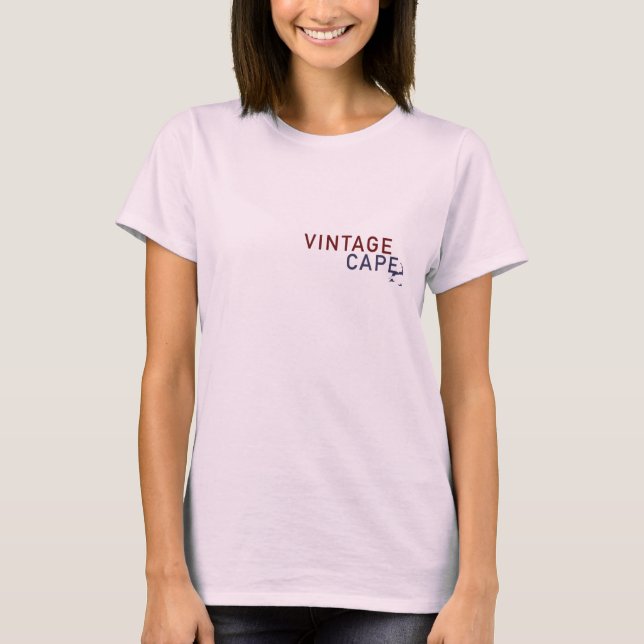 Camiseta Vintage Cape Women's Tee (Frente)