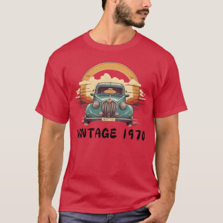 Camiseta Vintage Car Classic simple design vintage vintage 