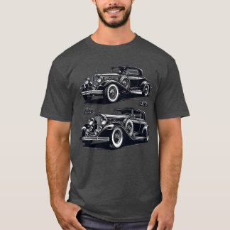 Camiseta vintage car t shirts design friend