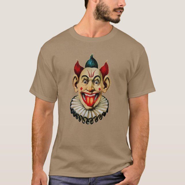 Camiseta Vintage - Cara de Palhaço (Frente)