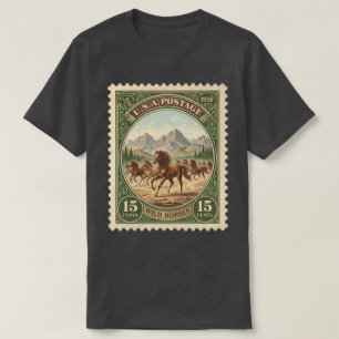 Camiseta Vintage Carimbo Carimbo Selvagem