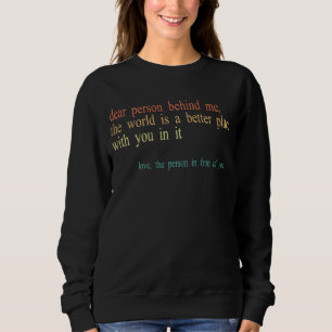 Camiseta Vintage Caro Pessoa Atrás De Mim O Mundo É Melhor